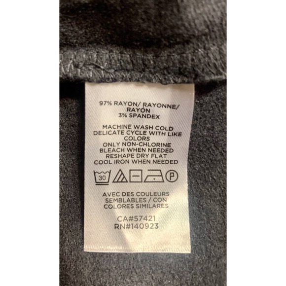 Ann Taylor LOFT Turtleneck Dress Womens Medium Gray Long Sleeve Knit Dress - Picture 6 of 6